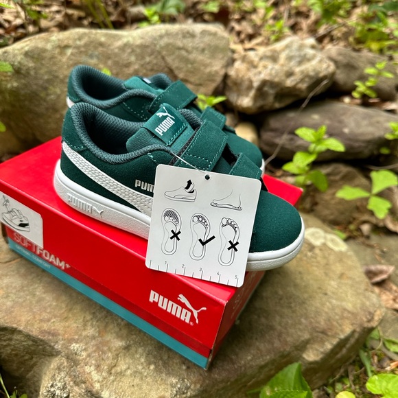 Toddler 9 Puma Smash v2 SD V Inf varsity green- - Picture 10 of 16